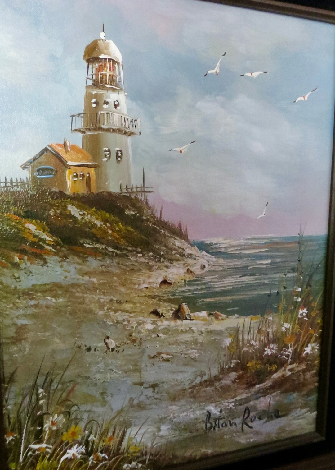 Brian Roche 22x18 Framed Signed Original Oil Painting on Canvas ...