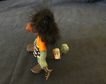 Rare ATELIER FAUNI Fantasia Finland Handmade Troll Nipi Faunitroll
