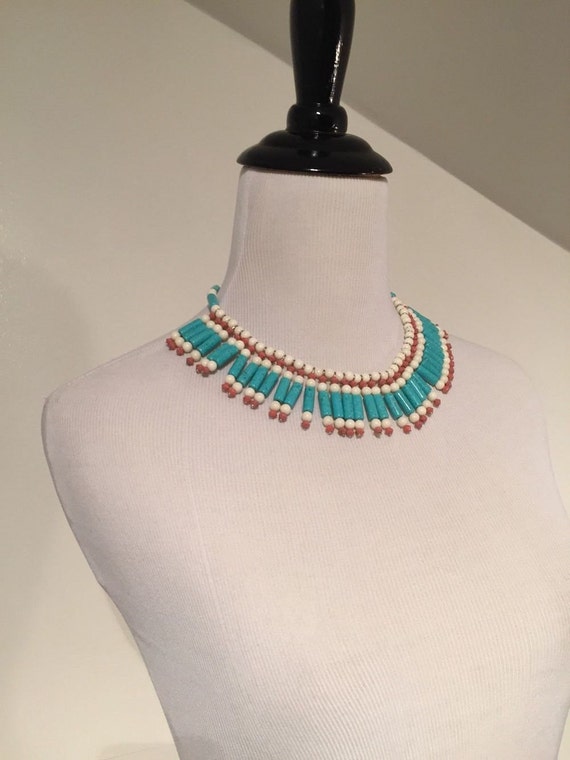 Vintage Tribal Native American Boho Speckled Luci… - image 3