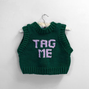 TAG ME Sweater Vest Pattern image 2