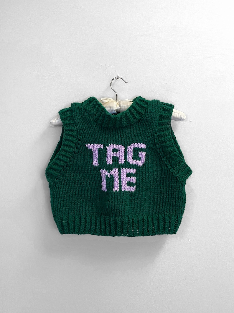 TAG ME Sweater Vest Pattern image 2