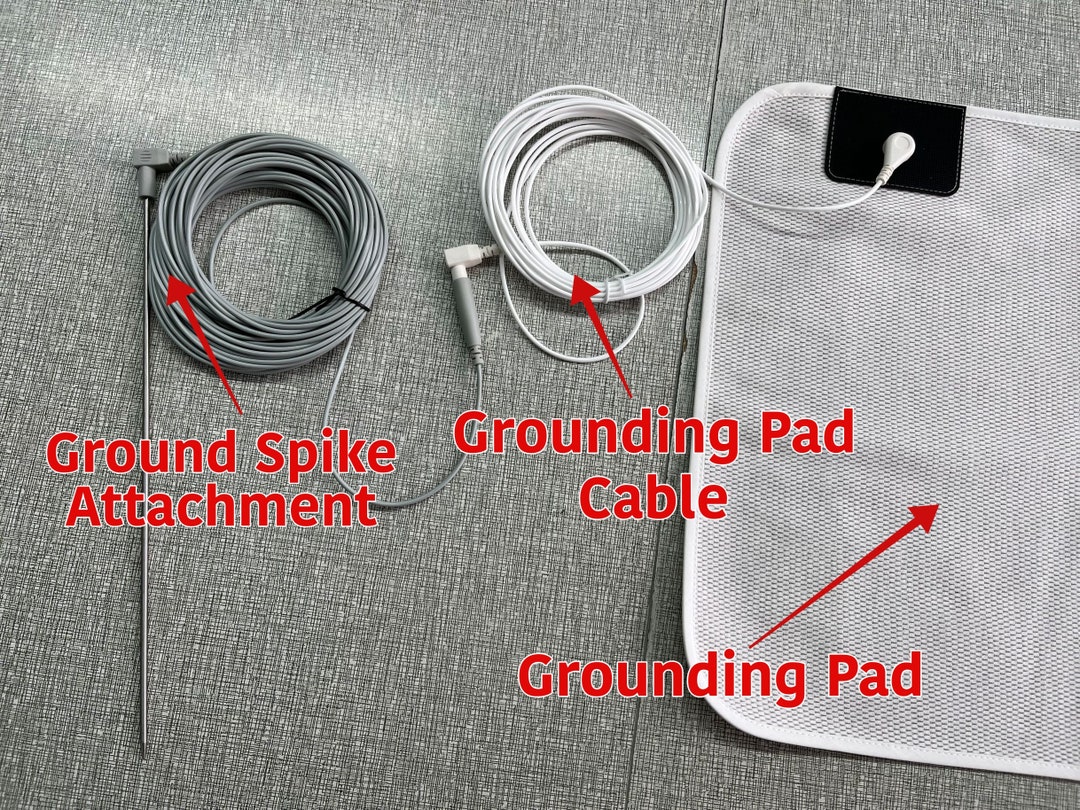 Earthing Pad Grounding Mat ORGANIC COTTON and Silver INCLUDES Etsy