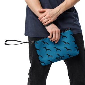 Bolso bandolera con diseño integral de pájaro Iwa hawaiano