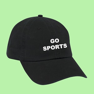 Hat that says sports top