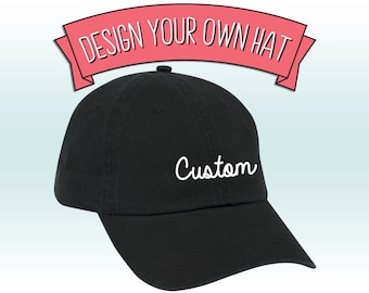 Personalized Custom Embroidered Printed Dad Hat Design your own baseball hat custom text custom dad hat Personalized dad hat custom dad cap