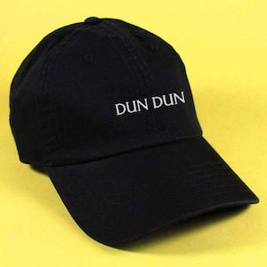 new DUN DUN Baseball Hat Dad Hat White Pink Black Embroidered Unisex Adjustable Strap Back Baseball Cap dad cap