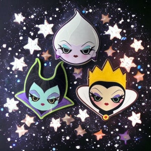 Trio de méchants Disney 01 - Vinyle / Stickers brillants
