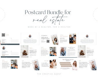 Bewerkbare sjabloon voor makelaars | Landbouw ansichtkaarten | Makelaar ansichtkaarten | Makelaarsmarketing | Vastgoed op maat