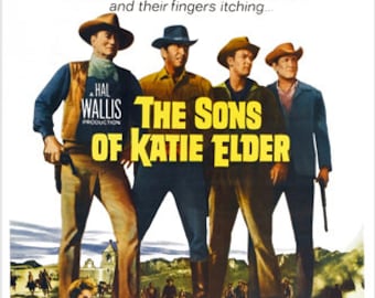 1965 American Western film The Sons Of Katie Elder Movie Poster