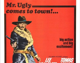 The Big Gundown Movie Poster Spaghetti Western Van Cleff & Milian 24x36