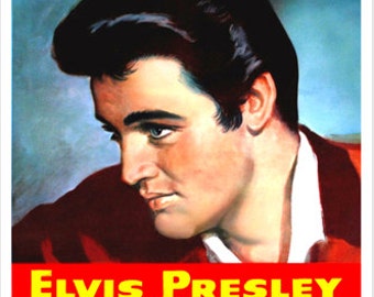 Retro-Kunst-Dekoratives Filmplakat zum Musicaldrama „Jailhouse Rock“ von 1957