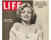 ヴィンテージ ハリウッド スター マリリン モンロー 雑誌表紙ポスター