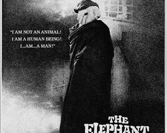 1980 Brits-Amerikaanse historische dramafilm The Elephant Man Movie Classic Poster