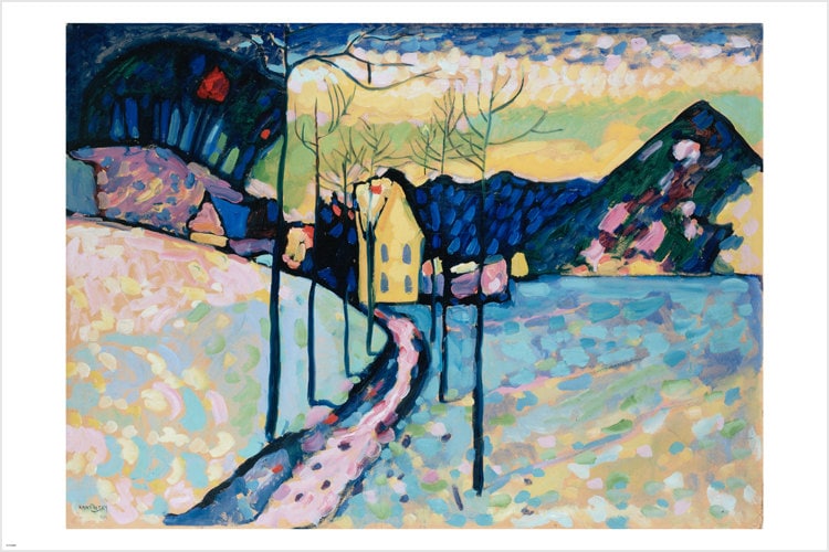 Kandinsky Winter Landscape UK