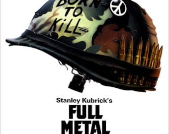 1987 Guerra de Vietnam U.S. Marine Military Drama Film Full Metal Jacket Movie Poster