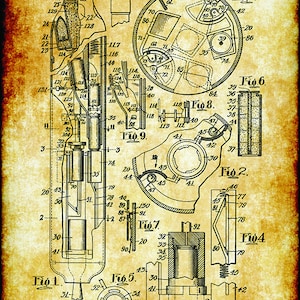 May include: A black and white technical drawing of a rocket apparatus, patent number 1,103,503, filed May 15, 1914, and patented July 14, 1914. The drawing shows various components of the rocket, including the engine, fuel tanks, and control systems. The drawing is labeled with numbers and letters to identify the different parts.