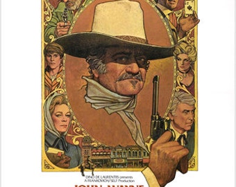 レトロアート装飾 1976年 アメリカ西部劇映画『ザ・シューティスト