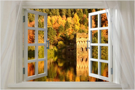 window onto SILVER MOUNTAIN scenic poster 24X36 RARE PICTURESQUE new hot