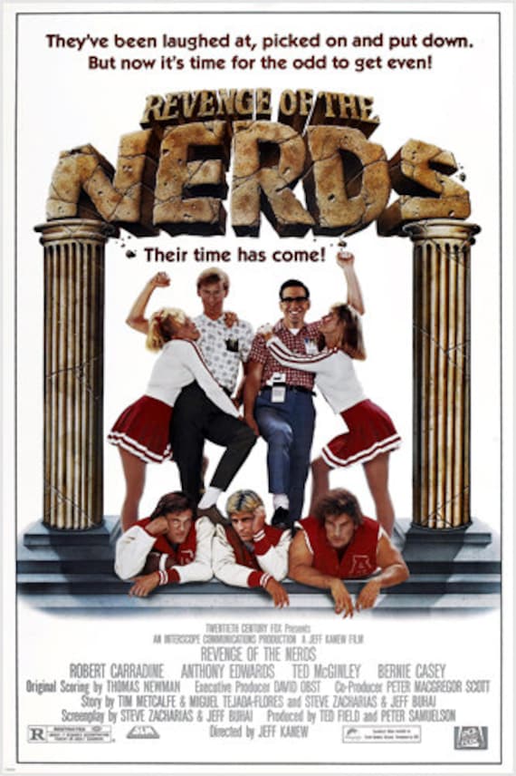 Die Rache Der Nerds Filmplakat Comedy Anthony Edwards Ungerade Etsy