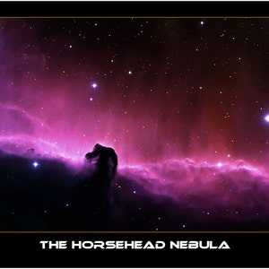 The Horsehead Nebula Poster 20x30 Cosmos Outer Space Beautiful Light Rare