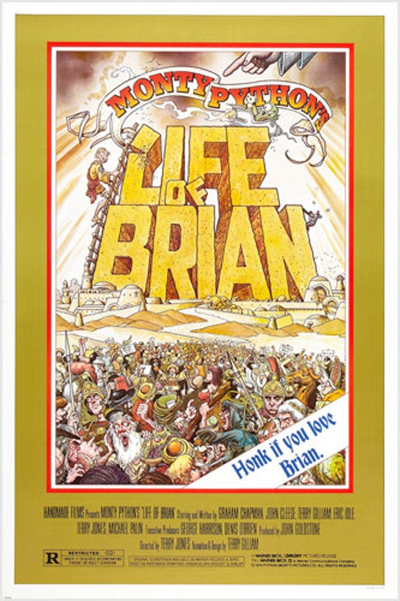 Life of Brian Monty Python Movie Premium METAL Poster Art Print Plaque Gift