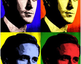 Actor Artístico Decorativo Celebridad Pop Art pared Art Póster Múltiples Imágenes