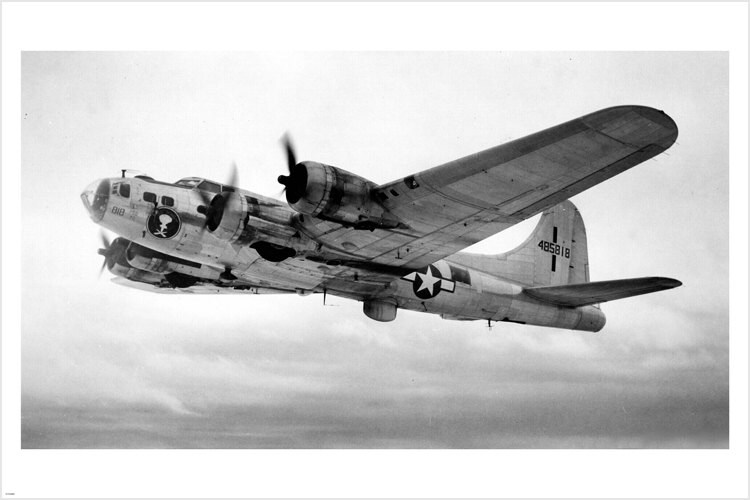ボーイング B17 フライングフォートレス アメリカ ポスター 爆撃