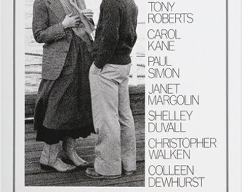 アニー・ホール 1977 ウディ・アレン ビンテージ映画ポスター復刻版 約