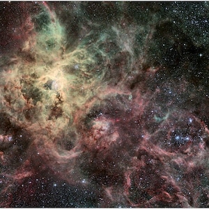 Decorative Detailed Telescope Outer Space Photography Image Universe Nebula Galaxy Stars Poster