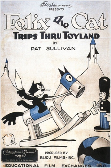 1925 オットー・メスマーの『フィリックス・ザ・キャット おもちゃの国