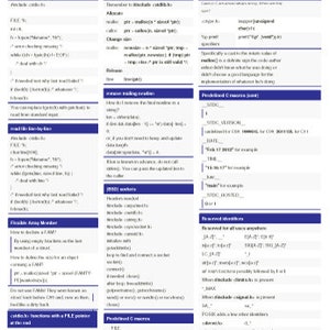 C Computer Programming Language Handy Guide Quick Reference Educational ...