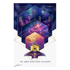 NASA&#39;s Great Observatories Scientific Educational Astronomy Space Exploration JPL James Webb Space Telescope Poster