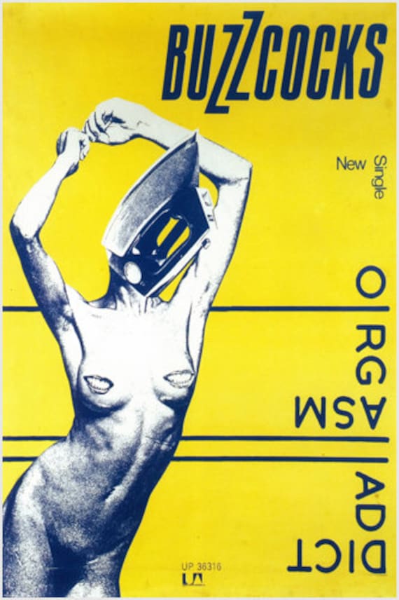 1977 Orgasm Addict Promo Poster Punk Rock Pop Edgy Art - Etsy