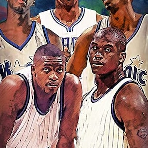 The 5 Greatest Orlando Professional Basketball Players History Of All Time Poster Home Decor Art Print
