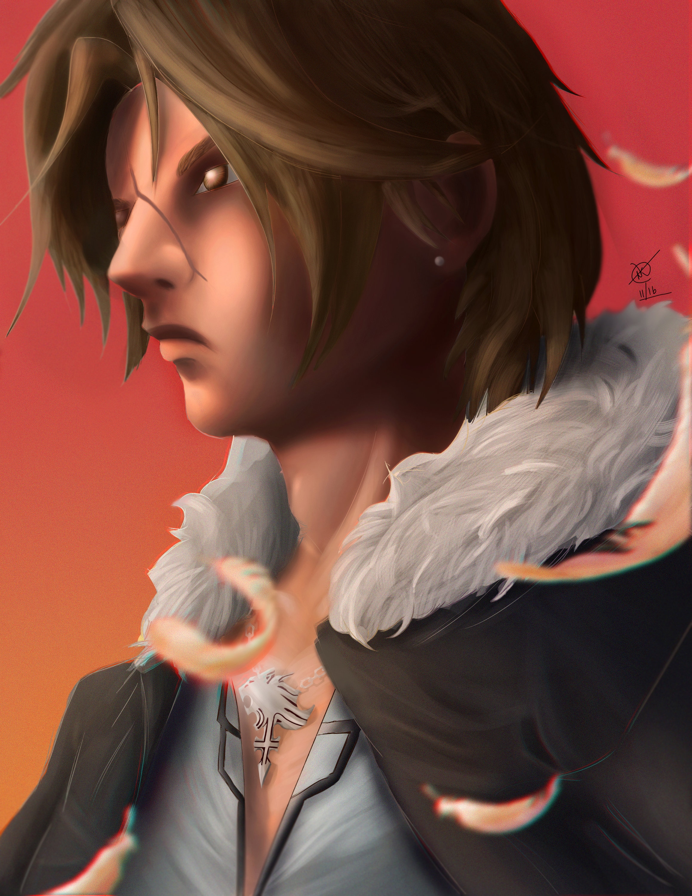 squall leonhart statue