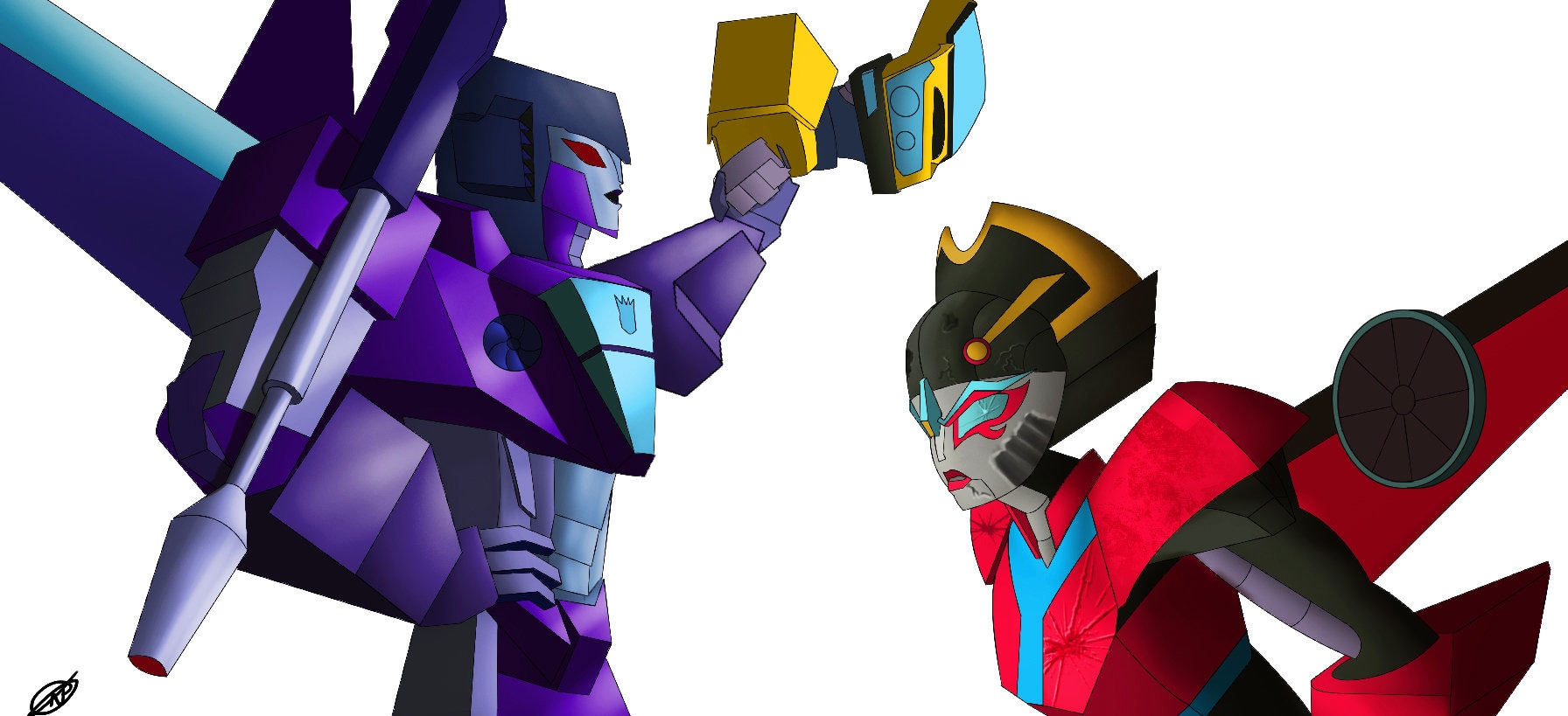 Slipstream Vs Windblade Transformers Etsy