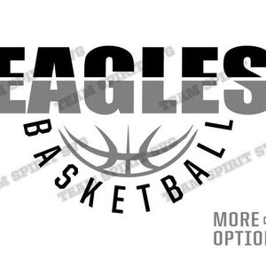 Eagles Basketball SVG Basketball Design svg Download Files DXF, EPS, png Silhouette Studio, Vinyl Digital Cut Files for Cricut Silhouette