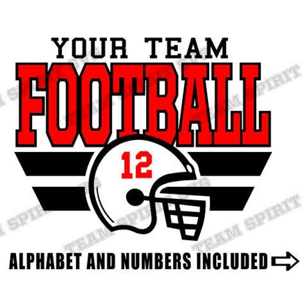 Football Helmet SVG Customize Your Football Team Download Files Sports Quotes DXF EPS Studio3 Football Vinyl Digital Cut Files for Cricut