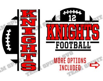 Knight Football SVG Football Family Download File DXF, EPS files, studio3 Knights Football Digital Vinyl Cut Files for Cricut, Silhouette