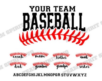 Baseball SVG Baseball Laces Download File, Baseball Stitches DXF, EPS, Silhouette Studio, Vinyl Cut Files, Digital Cut Files for Cricut