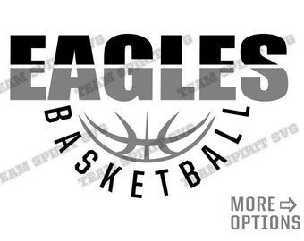 Eagles Basketball SVG Basketball Design svg Download Files DXF, EPS, png Silhouette Studio, Vinyl Digital Cut Files for Cricut Silhouette