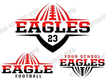 Design SVG Eagles Football png dxf eps jpg File di taglio vinile, Eagle Football Sublimazione, Design fai da te per maglietta da calcio, per Cricut, Silhouette