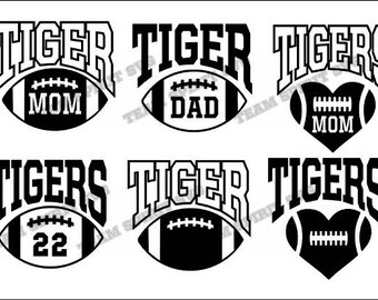 Download Tigers football svg | Etsy