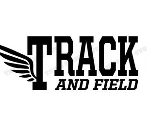 Download Track and Field Download Files SVG DXF EPS Silhouette | Etsy