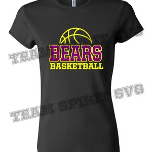 Bears Basketball Net Download Files SVG, DXF, EPS, Silhouette Studio ...