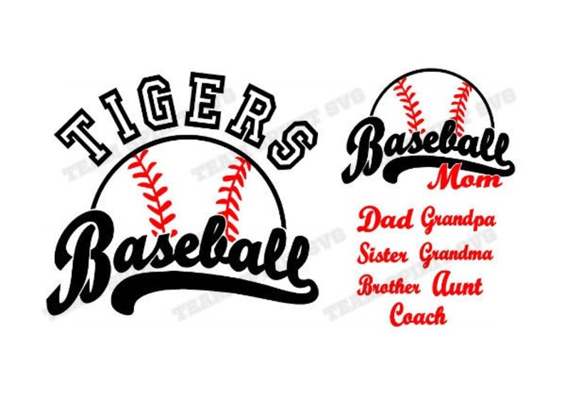 Download Tigers Baseball Swoosh SVG Tigers Baseball Mom Baseball ...