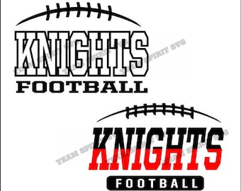 Knights Football Laces Download Files - SVG, DXF, EPS, Silhouette Studio, Vinyl Cut Files, Digital Cut Files -Use with Cricut and Silhouette