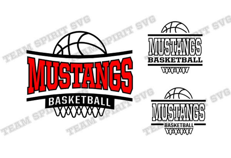 Download Basketball SVG Mustangs Basketball Net Download Files DXF ...