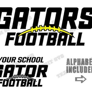 Gator Football SVG Football Laces Download Files eps dxf svg png Gator Football Team diy Shirt Vinyl Digital Cut Files for Cricut Silhouette