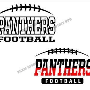 Panthers Football Laces Download Files - SVG, DXF, EPS, Silhouette Studio, Vinyl Cut Files, Digital Files -Use with Cricut and Silhouette